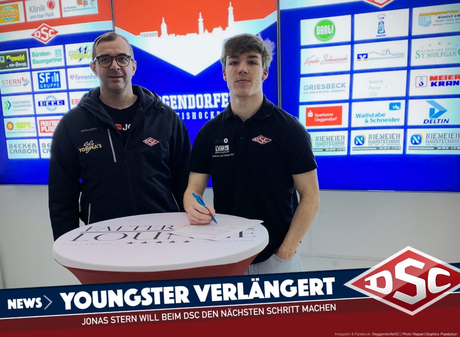 Youngster bindet sich frühzeitig: Jonas Stern bleibt beim Deggendorfer SC